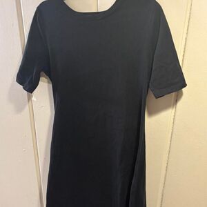Athleta Women's Black and Navy Dress